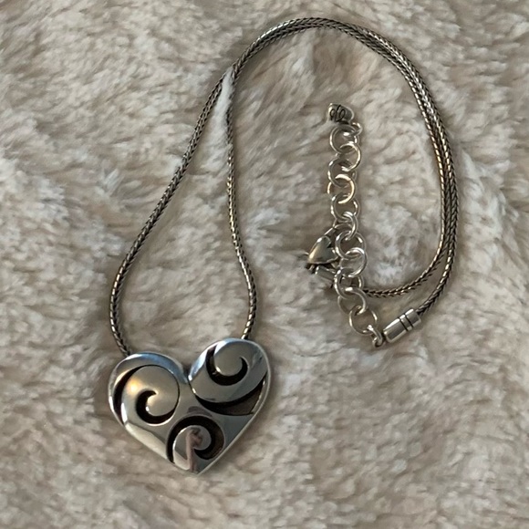 Brighton Adjustable Heart Necklace. NWOT - Picture 1 of 10
